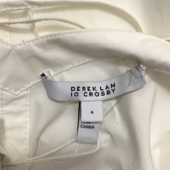 Derek Lam crisp crop blouse, size 6, NWT - Picture 6 of 10